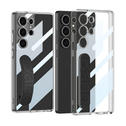 For Samsung Galaxy S25 Ultra 5G GKK Space Silicone Wristband Phone Case(Black) - Galaxy S25 Ultra 5G Cases by GKK | Online Shopping UK | buy2fix