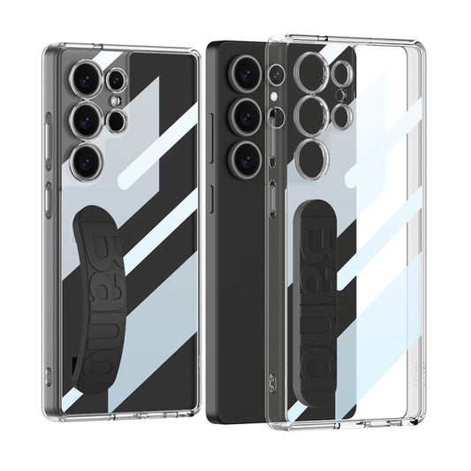 For Samsung Galaxy S25 Ultra 5G GKK Space Silicone Wristband Phone Case(Black) - Galaxy S25 Ultra 5G Cases by GKK | Online Shopping UK | buy2fix