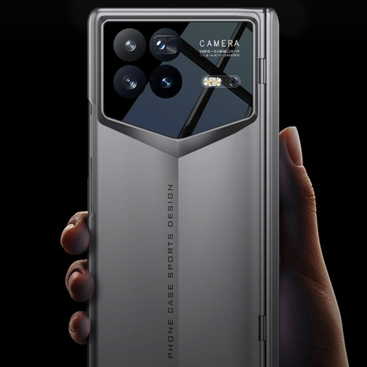 For Xiaomi Mix Fold 4 GKK Integrated Magnetic Blade Ultra-thin Full Coverage Phone Case(Grey) - Xiaomi Cases by GKK | Online Shopping UK | buy2fix
