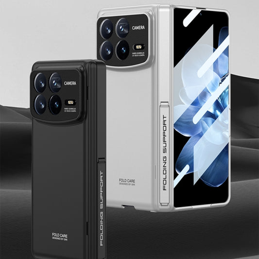 For Xiaomi Mix Fold 4 GKK Integrated Magnetic Folding Hinge All-inclusive Phone Case(Silver) - Xiaomi Cases by GKK | Online Shopping UK | buy2fix