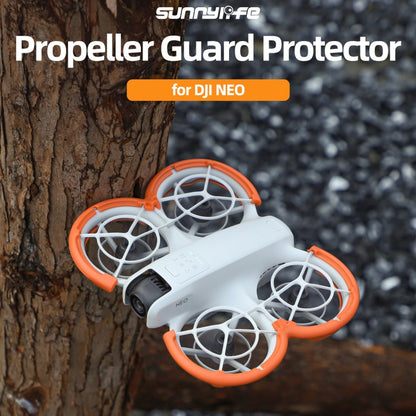 For DJI Neo Sunnylife Propeller Protective Guard Anti-collision Ring Cover(Orange) - DIY Propeller by Sunnylife | Online Shopping UK | buy2fix