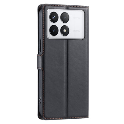 For Redmi K70 Voltage Ultra-thin Dot Leather Phone Case(Black) - Xiaomi Cases by buy2fix | Online Shopping UK | buy2fix