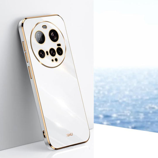 For Xiaomi 15 Ultra XINLI Straight Edge 6D Electroplate TPU Phone Case(White)