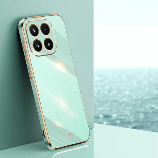 For Xiaomi 17 XINLI Straight Edge 6D Electroplate TPU Phone Case(Mint Green)