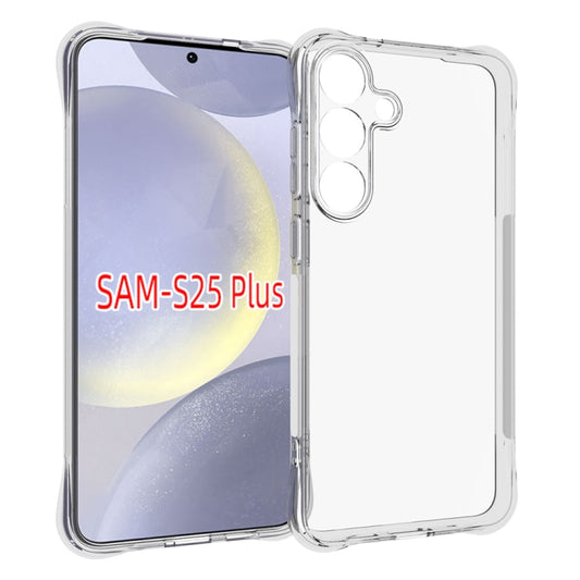 For Samsung Galaxy S25+ 5G Shockproof Non-slip Thickening TPU Phone Case(Transparent) by buy2fix