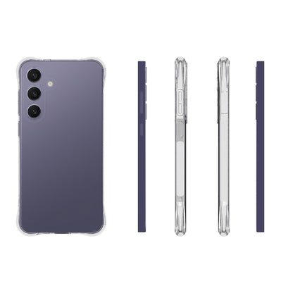 For Samsung Galaxy S25+ 5G Shockproof Non-slip Thickening TPU Phone Case(Transparent) by buy2fix