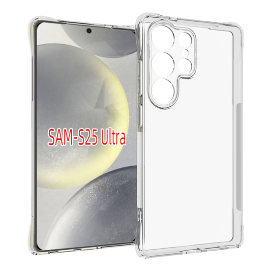For Samsung Galaxy S25 Ultra 5G Shockproof Non-slip Thickening TPU Phone Case(Transparent) by buy2fix