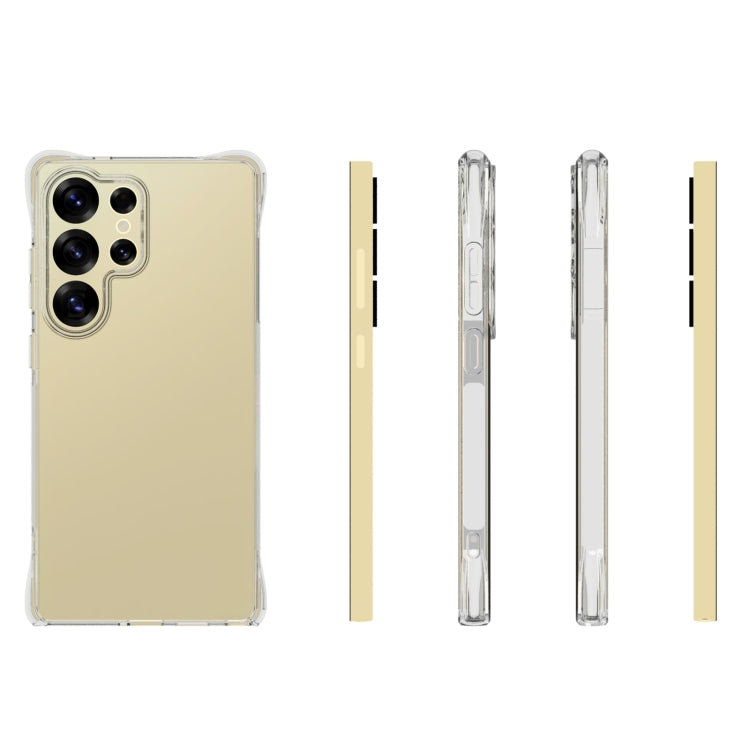 For Samsung Galaxy S25 Ultra 5G Shockproof Non-slip Thickening TPU Phone Case(Transparent) by buy2fix