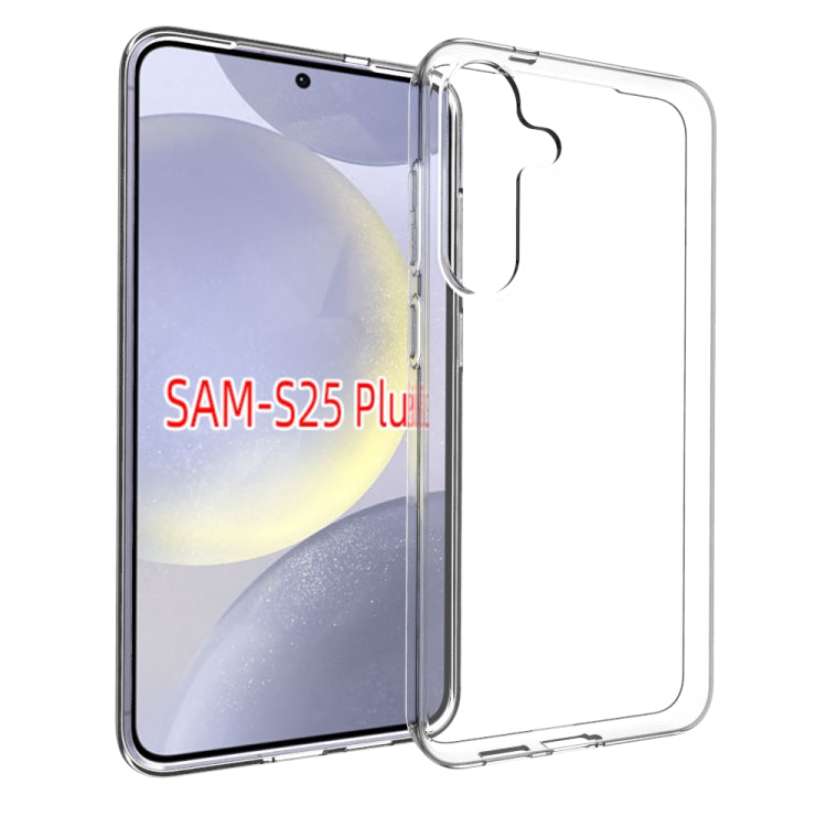 For Samsung Galaxy S25+ 5G Waterproof Texture TPU Phone Case(Transparent) by buy2fix