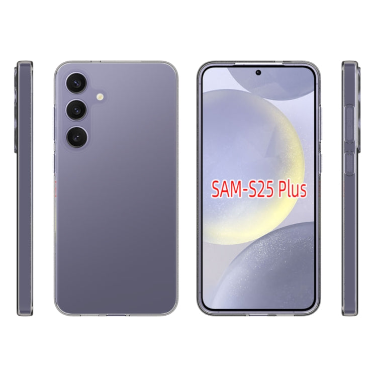 For Samsung Galaxy S25+ 5G Waterproof Texture TPU Phone Case(Transparent) by buy2fix