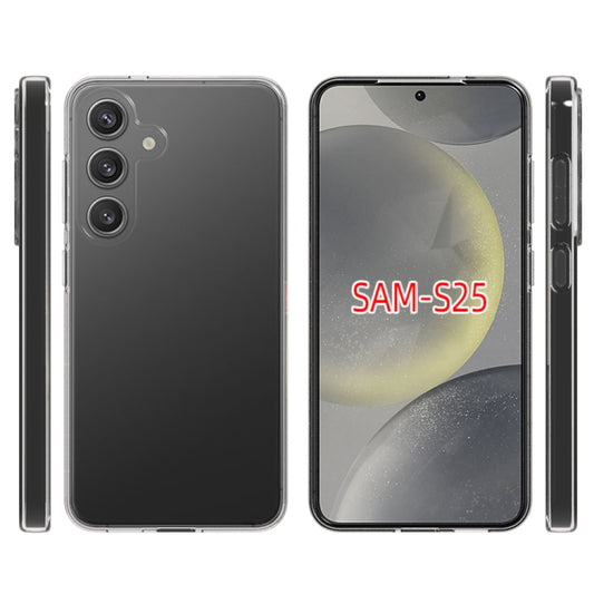 For Samsung Galaxy S25 5G Waterproof Texture TPU Phone Case(Transparent) by buy2fix