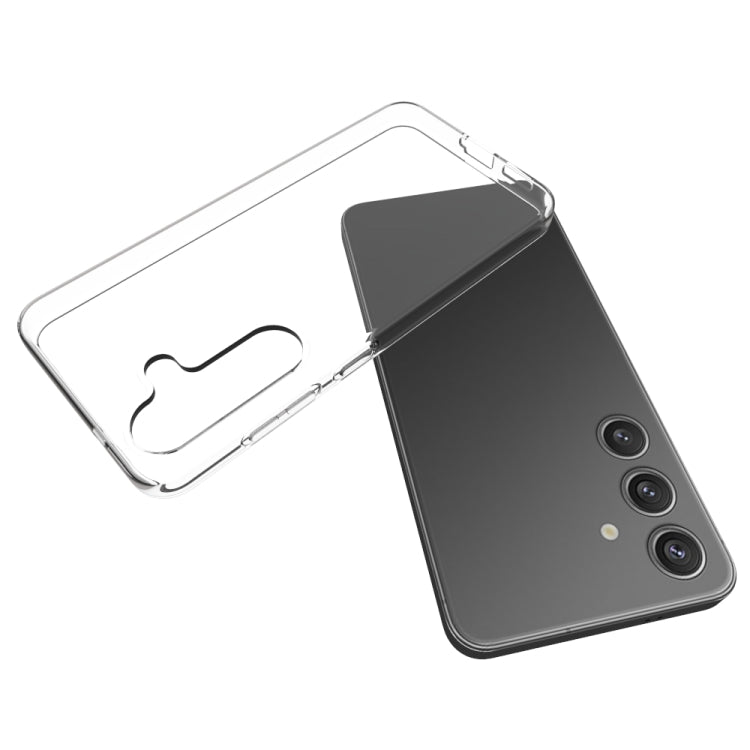 For Samsung Galaxy S25 5G Waterproof Texture TPU Phone Case(Transparent) by buy2fix