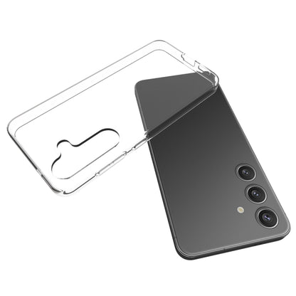 For Samsung Galaxy S25 5G Waterproof Texture TPU Phone Case(Transparent) by buy2fix