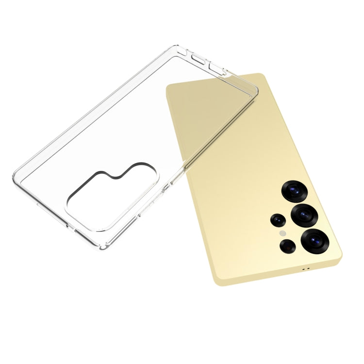 For Samsung Galaxy S25 Ultra 5G Waterproof Texture TPU Phone Case(Transparent) by buy2fix