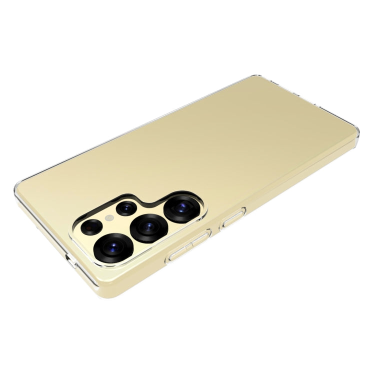 For Samsung Galaxy S25 Ultra 5G Waterproof Texture TPU Phone Case(Transparent) by buy2fix