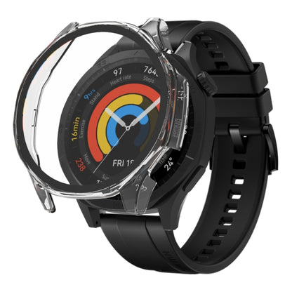 For Huawei Watch GT 5 46mm Tempered Glass Film Integrated PC Watch Protective Case(Pink) - Watch Cases by buy2fix | Online Shopping UK | buy2fix