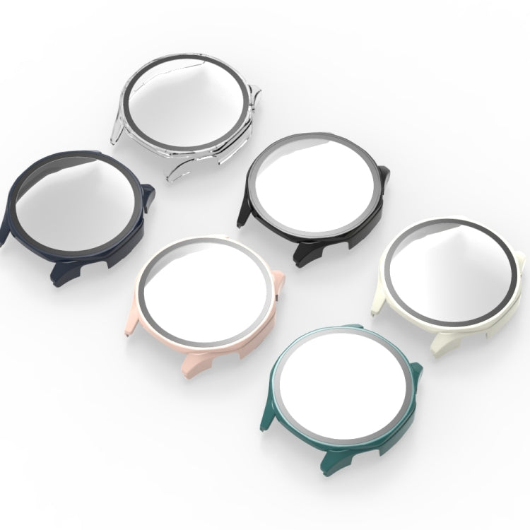 For Huawei Watch GT 5 46mm Tempered Glass Film Integrated PC Watch Protective Case(Ivory White) - Watch Cases by buy2fix | Online Shopping UK | buy2fix