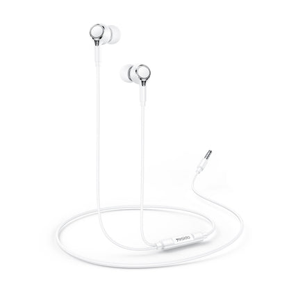 Yesido YH53 3.5mm In-Ear Wired Earphone, Length: 1.2m(White) - In Ear Wired Earphone by Yesido | Online Shopping UK | buy2fix