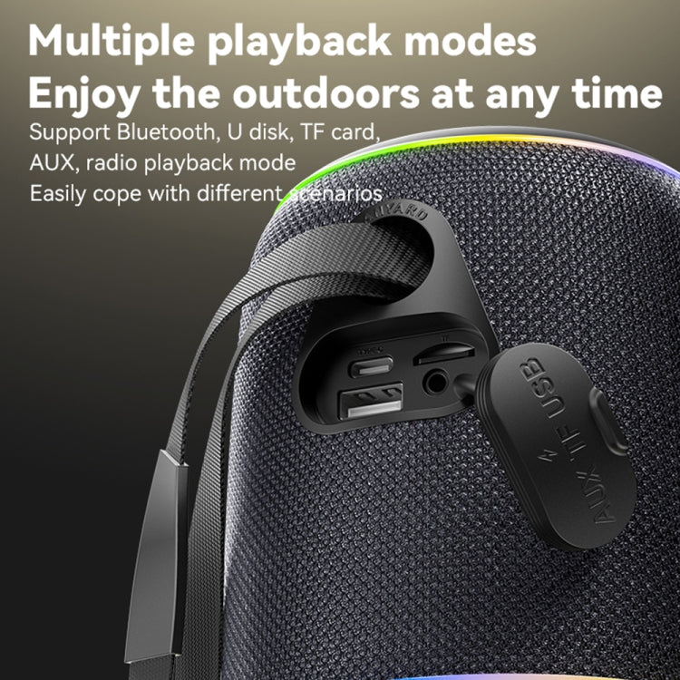 Yesido YSW22 30W Portable Wireless Bluetooth Speaker(Black) - Desktop Speaker by Yesido | Online Shopping UK | buy2fix