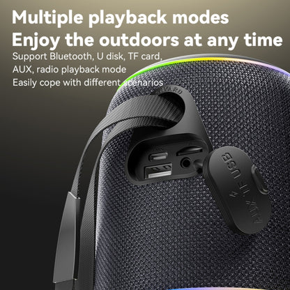 Yesido YSW22 30W Portable Wireless Bluetooth Speaker(Black) - Desktop Speaker by Yesido | Online Shopping UK | buy2fix