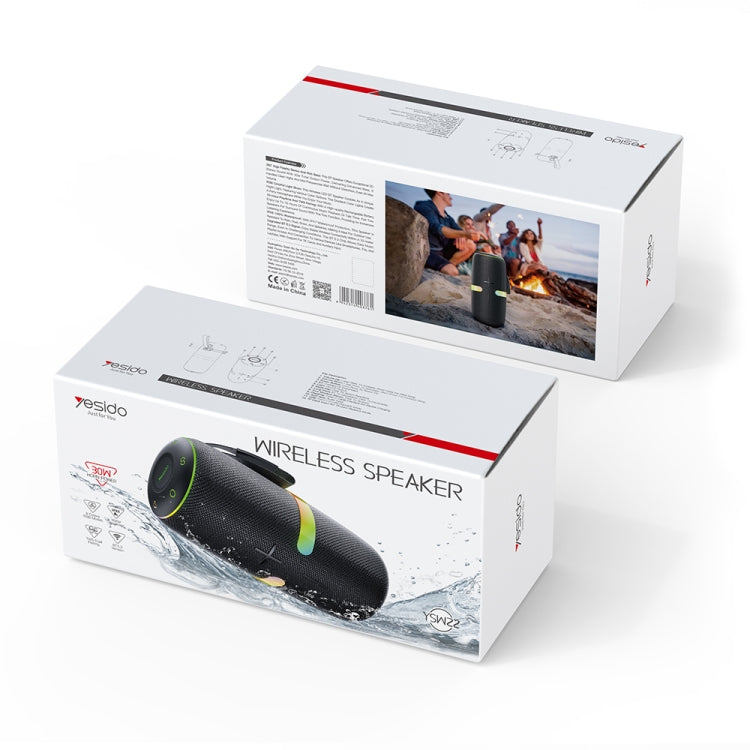 Yesido YSW22 30W Portable Wireless Bluetooth Speaker(Black) - Desktop Speaker by Yesido | Online Shopping UK | buy2fix