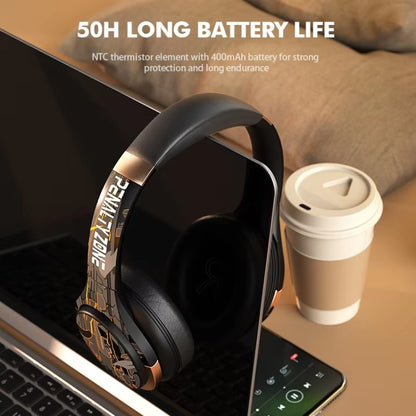 A6 ANC Gaming Studio Bluetooth Wireless Headphones(Black) - Headset & Headphone by buy2fix | Online Shopping UK | buy2fix
