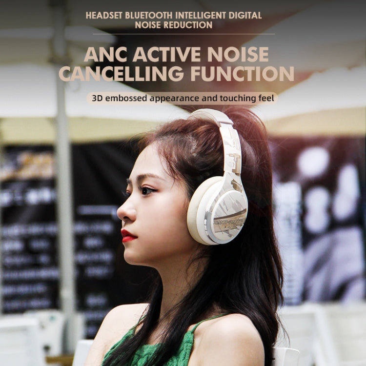 A6 ANC Gaming Studio Bluetooth Wireless Headphones(Black) - Headset & Headphone by buy2fix | Online Shopping UK | buy2fix