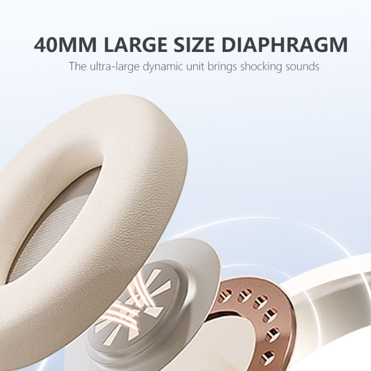 GT2 No Delay Game HiFi Bass Stereo Bluetooth Wireless Headphones(White) - Headset & Headphone by buy2fix | Online Shopping UK | buy2fix