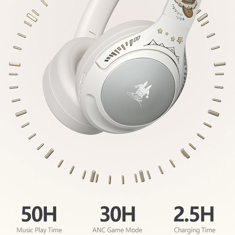 GT2 No Delay Game HiFi Bass Stereo Bluetooth Wireless Headphones(White) - Headset & Headphone by buy2fix | Online Shopping UK | buy2fix