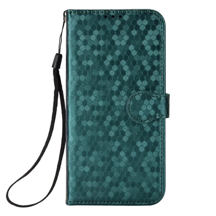 For iPhone Air Honeycomb Dot Texture Leather Phone Case(Green) - iPhone Air Cases by buy2fix | Online Shopping UK | buy2fix