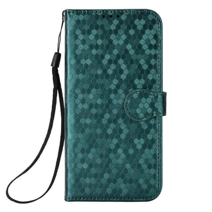 For iPhone Air Honeycomb Dot Texture Leather Phone Case(Green) - iPhone Air Cases by buy2fix | Online Shopping UK | buy2fix