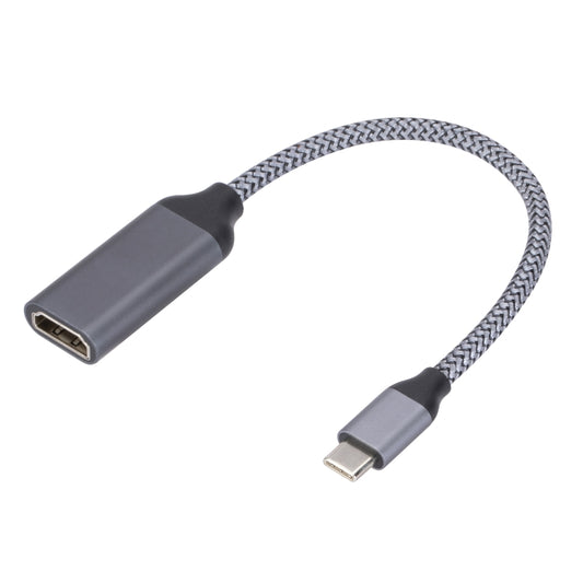 Type-C to HDMI 4K HD Projection Conversion Cable(Grey) by buy2fix