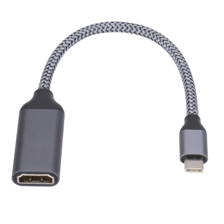 Type-C to HDMI 4K HD Projection Conversion Cable(Grey) by buy2fix