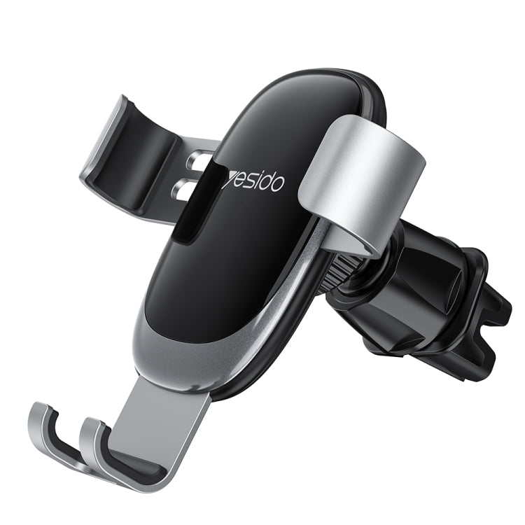 Yesido C122 Car Air Outlet Gravity Clamp Arm Mobile Phone Holder(Black) - Universal Car Holders by Yesido | Online Shopping UK | buy2fix