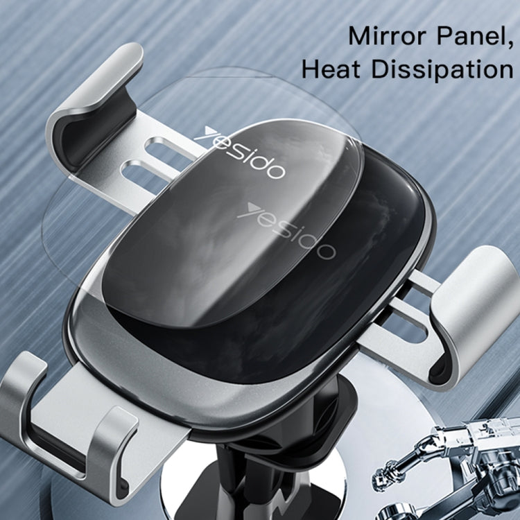 Yesido C122 Car Air Outlet Gravity Clamp Arm Mobile Phone Holder(Black) - Universal Car Holders by Yesido | Online Shopping UK | buy2fix