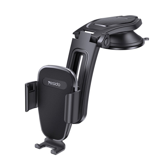 Yesido C130 Car Dashboard Suction Cup Type Mobile Phone Holder(Black) - Universal Car Holders by Yesido | Online Shopping UK | buy2fix