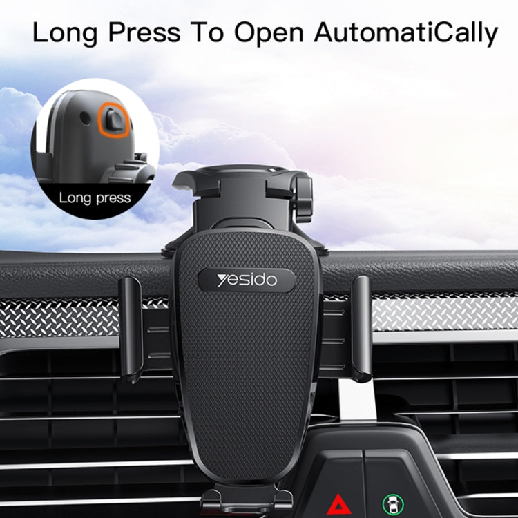 Yesido C130 Car Dashboard Suction Cup Type Mobile Phone Holder(Black) - Universal Car Holders by Yesido | Online Shopping UK | buy2fix