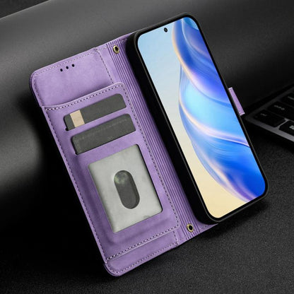 For iPhone Air Multi-Card Slots Zipper Wallet Leather Phone Case(Purple) - iPhone Air Cases by buy2fix | Online Shopping UK | buy2fix