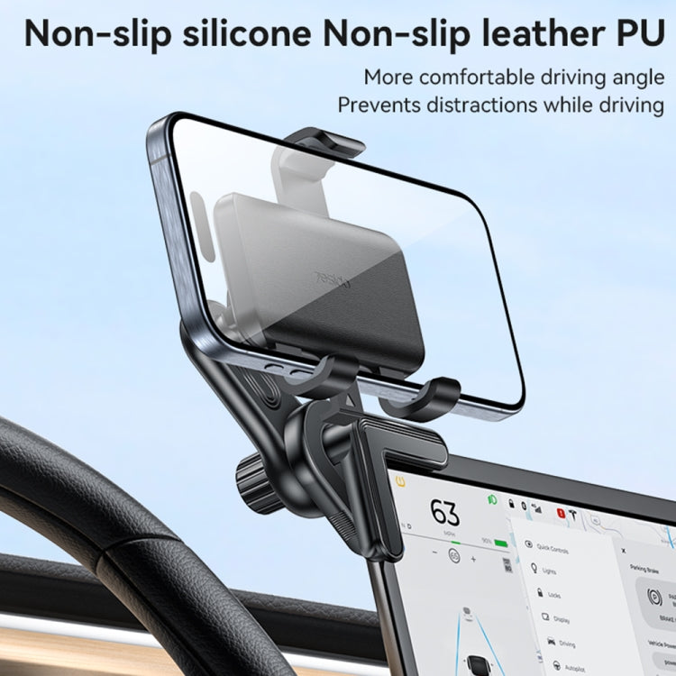 Yesido C250 Phone Clamp Holder For Car Floating Screen(Black) - Universal Car Holders by Yesido | Online Shopping UK | buy2fix
