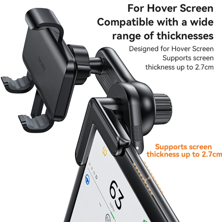 Yesido C250 Phone Clamp Holder For Car Floating Screen(Black) - Universal Car Holders by Yesido | Online Shopping UK | buy2fix