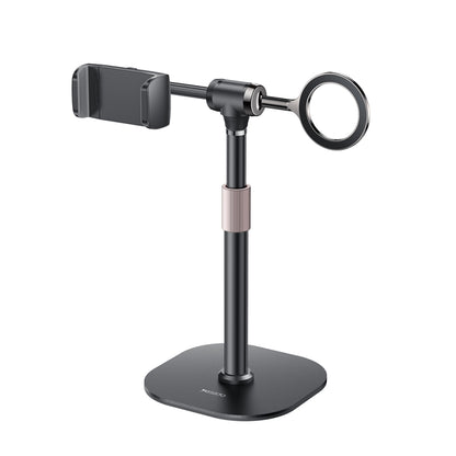 Yesido C297 Dual-use Live Broadcast Desktop Stand Metal Spring Clip / Magnetic Ring(Black) - Desktop Holder by Yesido | Online Shopping UK | buy2fix