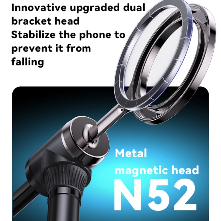 Yesido C297 Dual-use Live Broadcast Desktop Stand Metal Spring Clip / Magnetic Ring(Black) - Desktop Holder by Yesido | Online Shopping UK | buy2fix