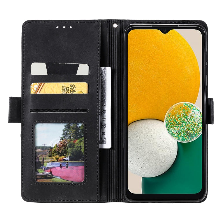 For Samsung Galaxy S25+ 5G Retro Splicing Horizontal Flip Leather Phone Case(Black) by buy2fix