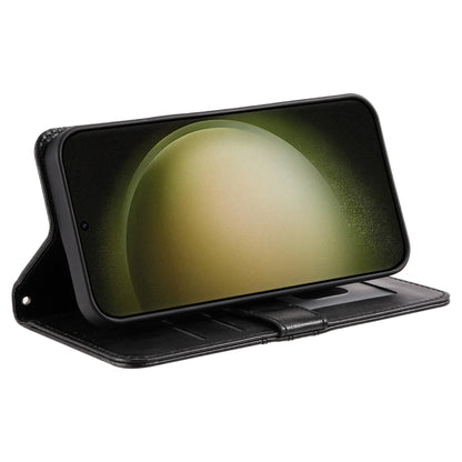 For Samsung Galaxy S25 5G Simple 6-Card Wallet Leather Phone Case(Black) by buy2fix