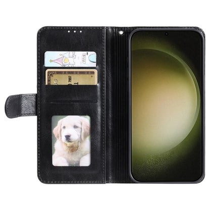 For Samsung Galaxy S25+ 5G Simple 6-Card Wallet Leather Phone Case(Black) - Galaxy S25+ 5G Cases by buy2fix | Online Shopping UK | buy2fix