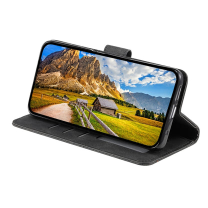 For Samsung Galaxy S25 Ultra 5G Nail Skin Feel Stitching Calf Texture Leather Phone Case(Black) by buy2fix