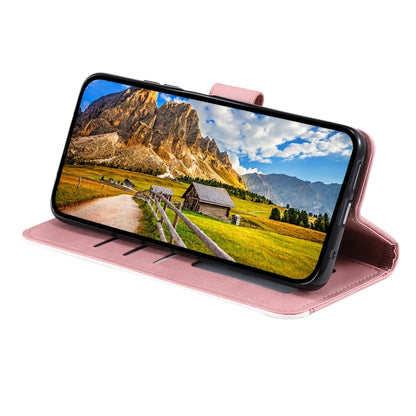 For Samsung Galaxy S25 Ultra 5G Nail Skin Feel Stitching Calf Texture Leather Phone Case(Rose Gold) by buy2fix