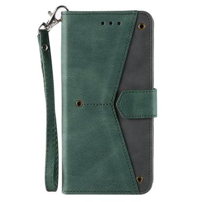 For Samsung Galaxy S25 Ultra 5G Nail Skin Feel Stitching Calf Texture Leather Phone Case(Green) by buy2fix
