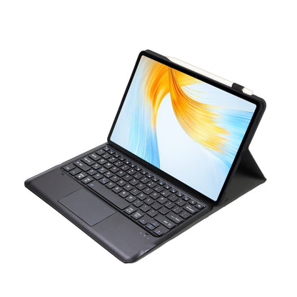 For Huawei MatePad Air 12 2024 Ultra-thin Detachable Bluetooth Keyboard Leather Tablet Case with Touchpad(Black) - For Huawei by buy2fix | Online Shopping UK | buy2fix