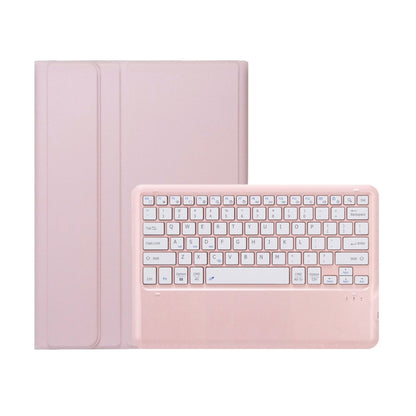 For Honor MagicPad 2 12.3 AH22 Ultra-thin Detachable Bluetooth Keyboard Leather Tablet Case(Pink White) - For Huawei by buy2fix | Online Shopping UK | buy2fix